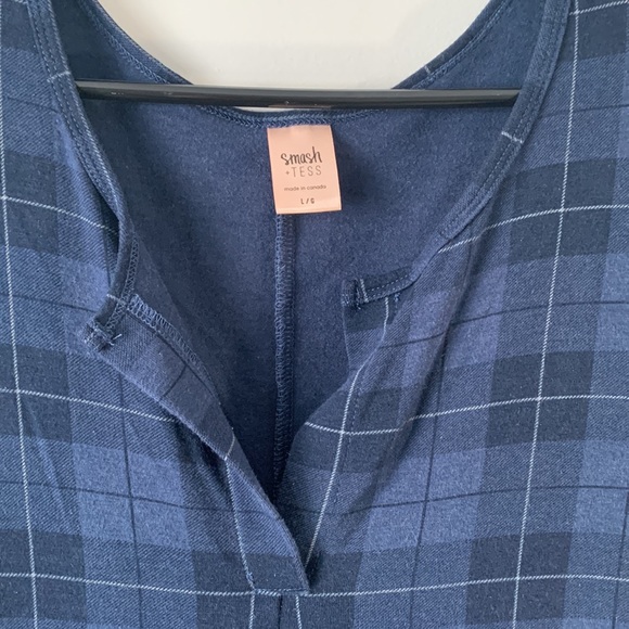 Smash and Tess limited edition size L women’s plaid 3/4 sleeve romper. VGUC! - Picture 5 of 7